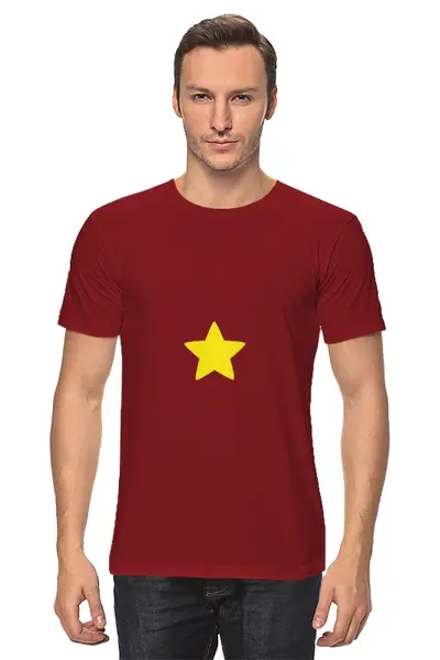 Заказать мужскую футболку в Москве. Футболка классическая Вселенная Стивена  от Марат Сахабетдинов - готовые дизайны и нанесение принтов.