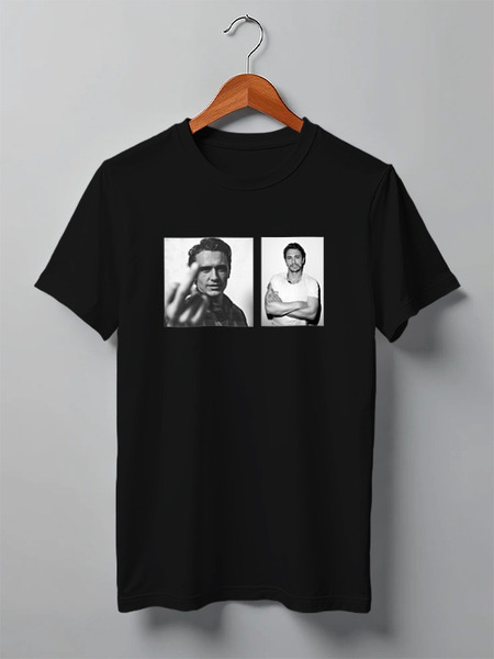 Заказать мужскую футболку в Москве. Футболка классическая James Franco t-shirt от Sebastian Eloquent - готовые дизайны и нанесение принтов.