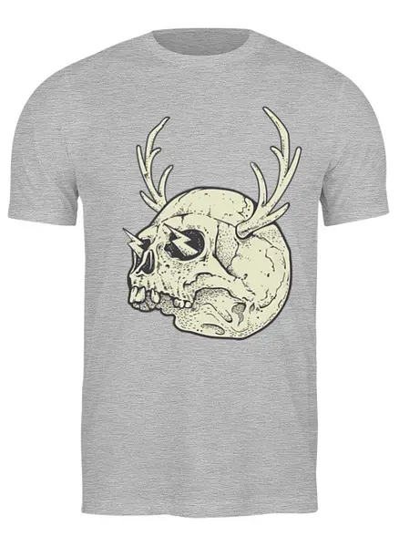Заказать мужскую футболку в Москве. Футболка классическая Skulls от oneredfoxstore@gmail.com - готовые дизайны и нанесение принтов.