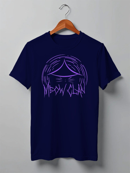 Заказать мужскую футболку в Москве. Футболка классическая Meow-Tang Clan от oneredfoxstore@gmail.com - готовые дизайны и нанесение принтов.