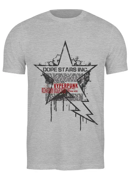 Заказать мужскую футболку в Москве. Футболка классическая Dope Stars Inc. \ Vyperpunk от OEX design - готовые дизайны и нанесение принтов.