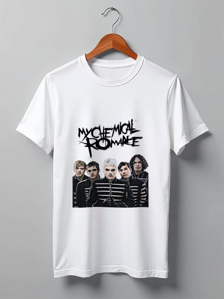 Заказать мужскую футболку в Москве. Футболка классическая My Chemical Romance   от cherdantcev - готовые дизайны и нанесение принтов.