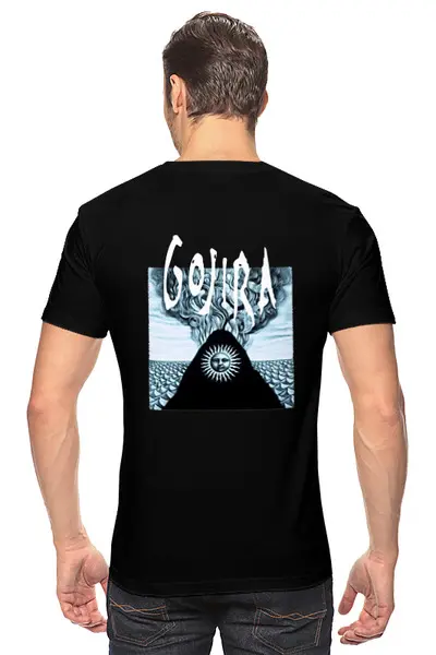 Заказать мужскую футболку в Москве. Футболка классическая Gojira от whisperingofsnake  - готовые дизайны и нанесение принтов.