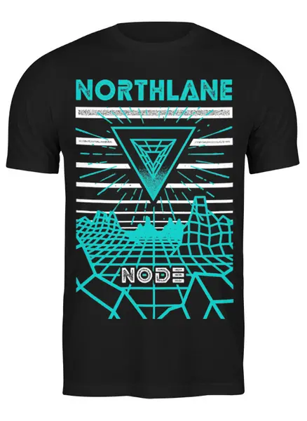 Заказать мужскую футболку в Москве. Футболка классическая Northlane от geekbox - готовые дизайны и нанесение принтов.
