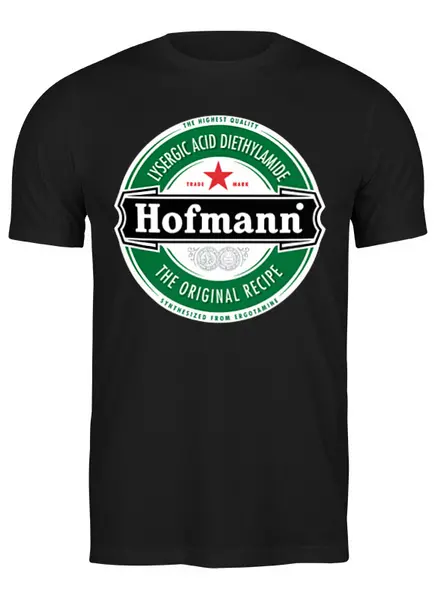 Заказать мужскую футболку в Москве. Футболка классическая Хофман от printik - готовые дизайны и нанесение принтов.