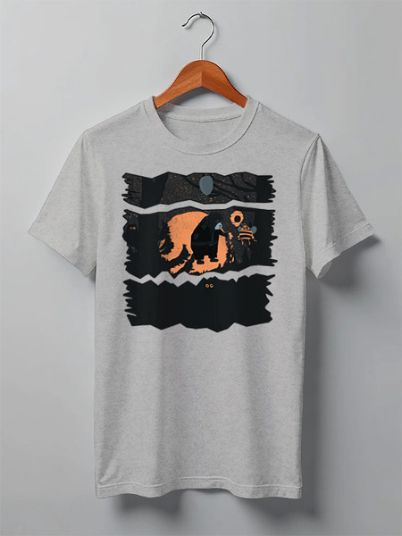 Заказать мужскую футболку в Москве. Футболка классическая Wild Honey от oneredfoxstore@gmail.com - готовые дизайны и нанесение принтов.