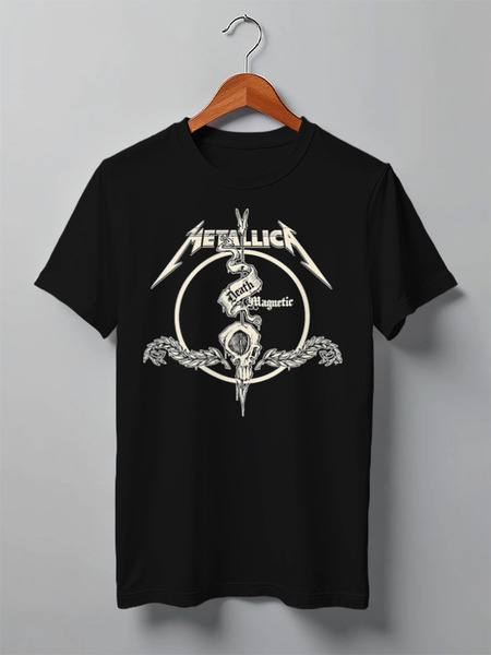 Заказать мужскую футболку в Москве. Футболка классическая Metallica от Leichenwagen - готовые дизайны и нанесение принтов.