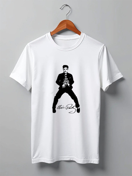Заказать мужскую футболку в Москве. Футболка классическая CitySwag Elvis от cityswag - готовые дизайны и нанесение принтов.