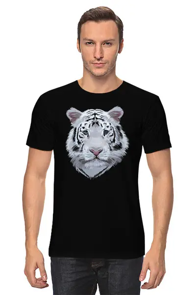 Заказать мужскую футболку в Москве. Футболка классическая Год тигра   от Print design  - готовые дизайны и нанесение принтов.