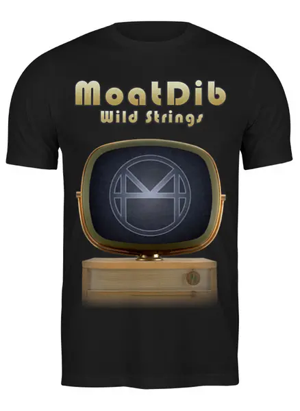 Заказать мужскую футболку в Москве. Футболка классическая MoatDib - Wild Strings от MoatDib  - готовые дизайны и нанесение принтов.