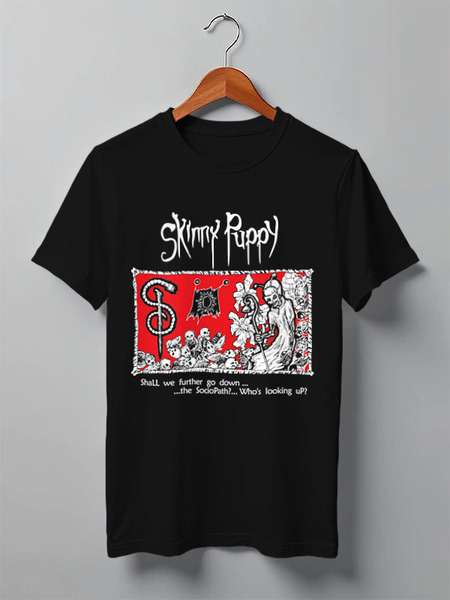 Заказать мужскую футболку в Москве. Футболка классическая Skinny Puppy от OEX design - готовые дизайны и нанесение принтов.