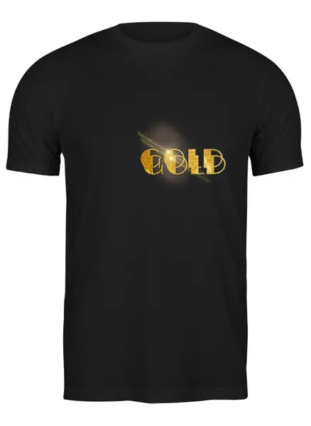 Заказать мужскую футболку в Москве. Футболка классическая Gold Danz от romaskin_on_high@mail.ru - готовые дизайны и нанесение принтов.