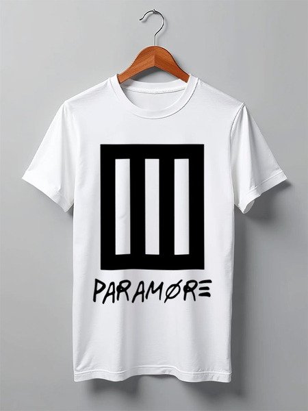Заказать мужскую футболку в Москве. Футболка классическая Paramore от geekbox - готовые дизайны и нанесение принтов.