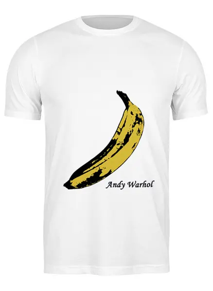 Заказать мужскую футболку в Москве. Футболка классическая Andy banana от Антон Величко - готовые дизайны и нанесение принтов.