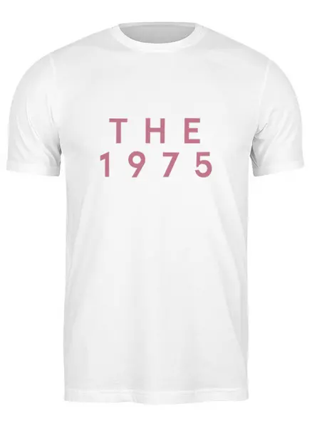 Заказать мужскую футболку в Москве. Футболка классическая The 1975 от cherdantcev - готовые дизайны и нанесение принтов.