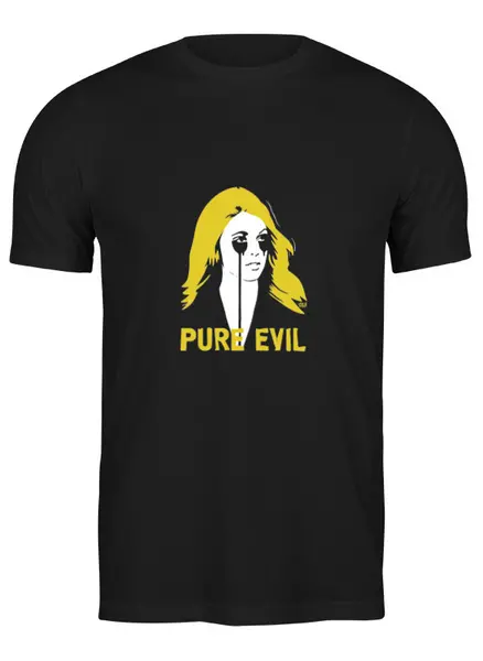 Заказать мужскую футболку в Москве. Футболка классическая Pure Evil от OEX design - готовые дизайны и нанесение принтов.