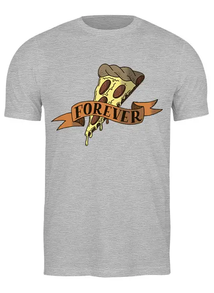 Заказать мужскую футболку в Москве. Футболка классическая Burgers от oneredfoxstore@gmail.com - готовые дизайны и нанесение принтов.