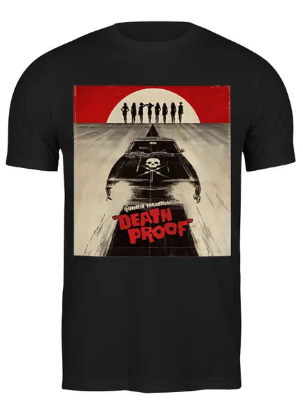 Заказать мужскую футболку в Москве. Футболка классическая Death Proof от akhiles2007 - готовые дизайны и нанесение принтов.