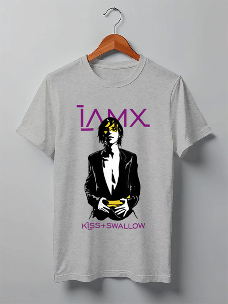 Заказать мужскую футболку в Москве. Футболка классическая IAMX / Kiss And Swallow от OEX design - готовые дизайны и нанесение принтов.
