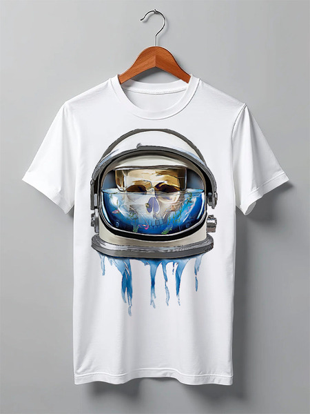 Заказать мужскую футболку в Москве. Футболка классическая Dead Astronaut от BooBoxe@mail.ru - готовые дизайны и нанесение принтов.