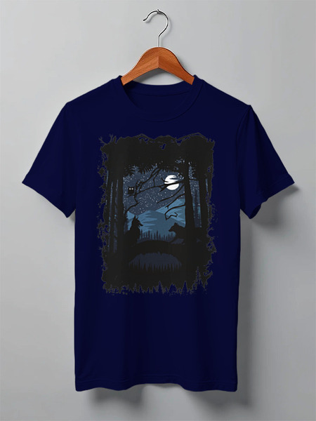 Заказать мужскую футболку в Москве. Футболка классическая Wild Date от oneredfoxstore@gmail.com - готовые дизайны и нанесение принтов.