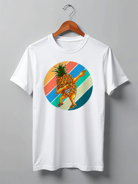 Заказать мужскую футболку в Москве. Футболка классическая ❖Pineapple❖ от balden - готовые дизайны и нанесение принтов.