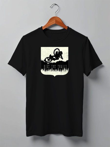 Заказать мужскую футболку в Москве. Футболка классическая Ride The Trails от oneredfoxstore@gmail.com - готовые дизайны и нанесение принтов.