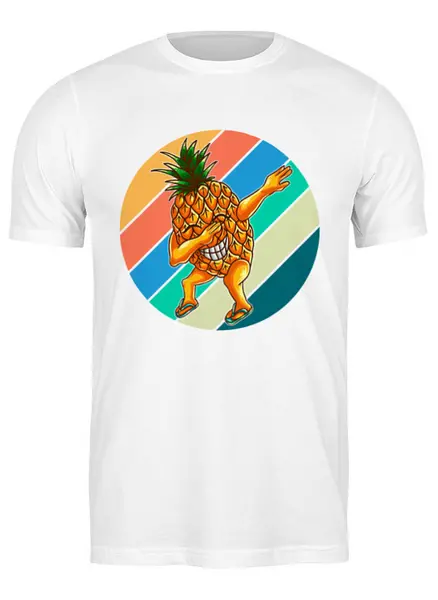Заказать мужскую футболку в Москве. Футболка классическая ❖Pineapple❖ от balden - готовые дизайны и нанесение принтов.