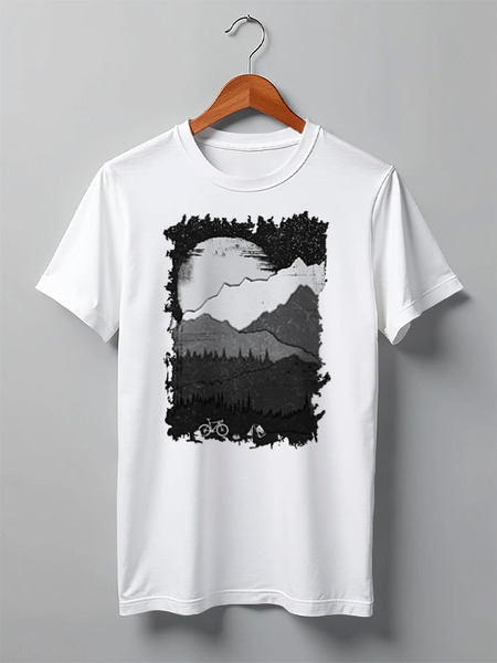 Заказать мужскую футболку в Москве. Футболка классическая Gravel Travel от oneredfoxstore@gmail.com - готовые дизайны и нанесение принтов.