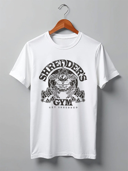 Заказать мужскую футболку в Москве. Футболка классическая Get Shredded от skynatural - готовые дизайны и нанесение принтов.