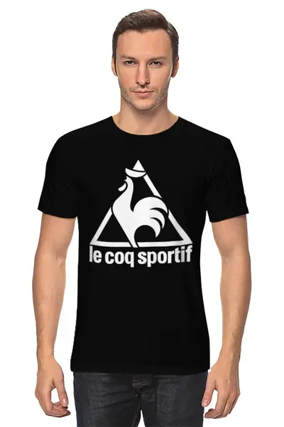 Заказать мужскую футболку в Москве. Футболка классическая le coq sportif t-shirt от rancid - готовые дизайны и нанесение принтов.