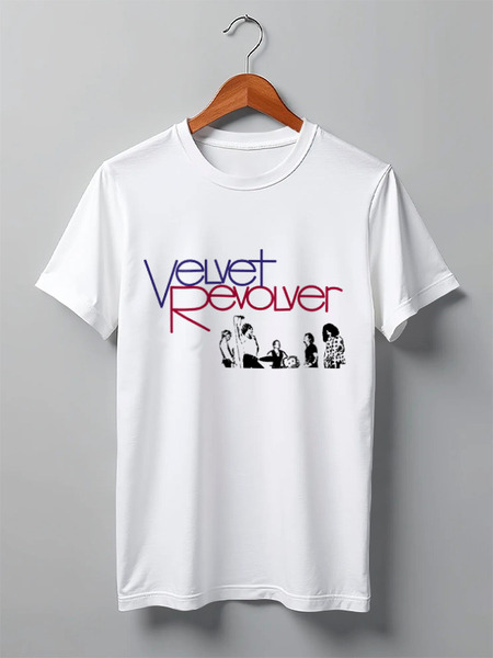 Заказать мужскую футболку в Москве. Футболка классическая Velvet revolver от Fedor - готовые дизайны и нанесение принтов.