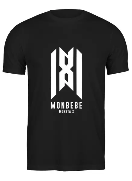 Заказать мужскую футболку в Москве. Футболка классическая Monsta X от geekbox - готовые дизайны и нанесение принтов.