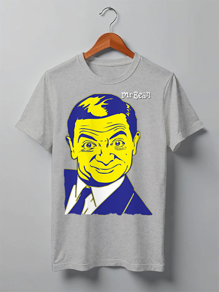 Заказать мужскую футболку в Москве. Футболка классическая Mr.Bean от Leichenwagen - готовые дизайны и нанесение принтов.