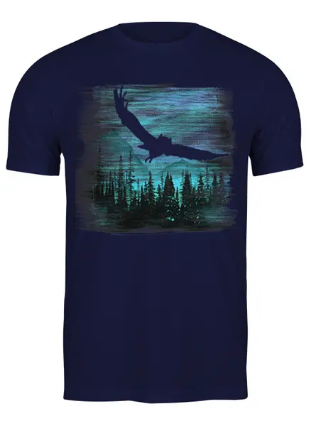 Заказать мужскую футболку в Москве. Футболка классическая Owl Scratch от oneredfoxstore@gmail.com - готовые дизайны и нанесение принтов.