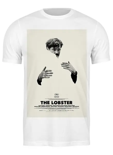 Заказать мужскую футболку в Москве. Футболка классическая Лобстер / The Lobster от kino.printio.ru - готовые дизайны и нанесение принтов.