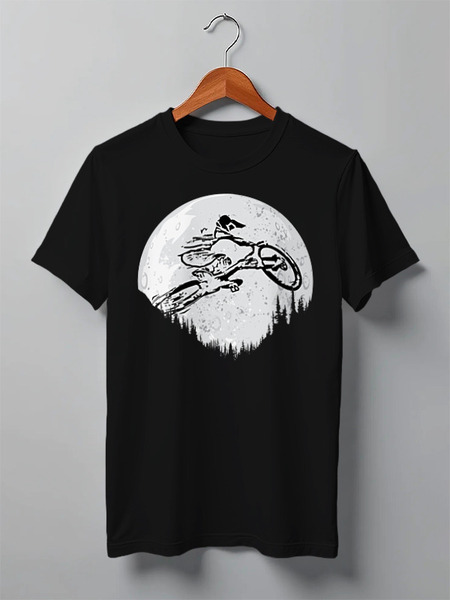 Заказать мужскую футболку в Москве. Футболка классическая Mountain Bike от oneredfoxstore@gmail.com - готовые дизайны и нанесение принтов.