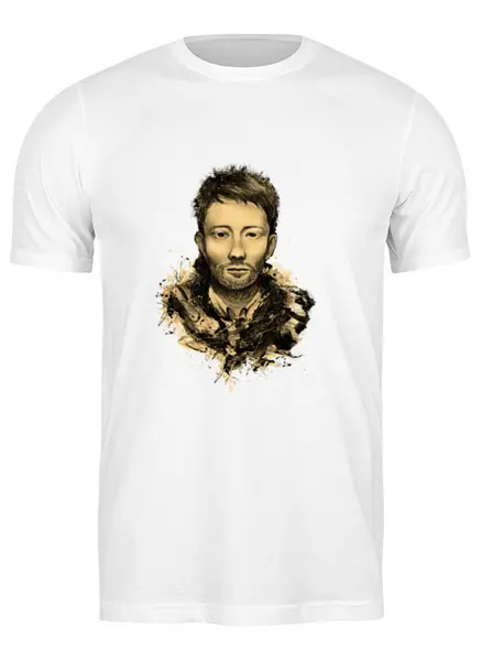 Заказать мужскую футболку в Москве. Футболка классическая Radiohead  от MoreMari - готовые дизайны и нанесение принтов.