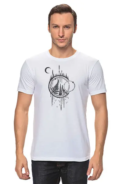 Заказать мужскую футболку в Москве. Футболка классическая Ferns Arrows от oneredfoxstore@gmail.com - готовые дизайны и нанесение принтов.
