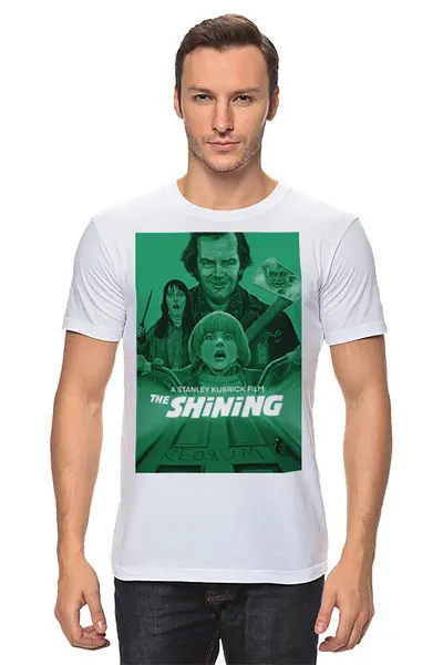Заказать мужскую футболку в Москве. Футболка классическая Сияние / The Shining от kino.printio.ru - готовые дизайны и нанесение принтов.