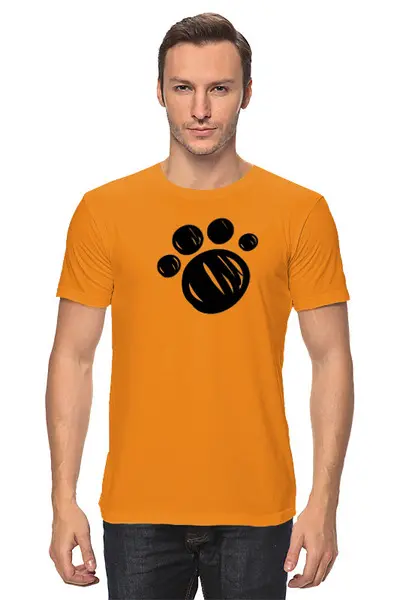 Заказать мужскую футболку в Москве. Футболка классическая Cats Here от oneredfoxstore@gmail.com - готовые дизайны и нанесение принтов.