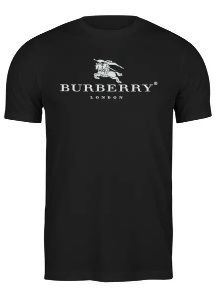 Заказать мужскую футболку в Москве. Футболка классическая BURBERRY от Nalivaev - готовые дизайны и нанесение принтов.