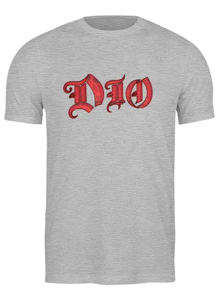 Заказать мужскую футболку в Москве. Футболка классическая группа Dio от Fedor - готовые дизайны и нанесение принтов.