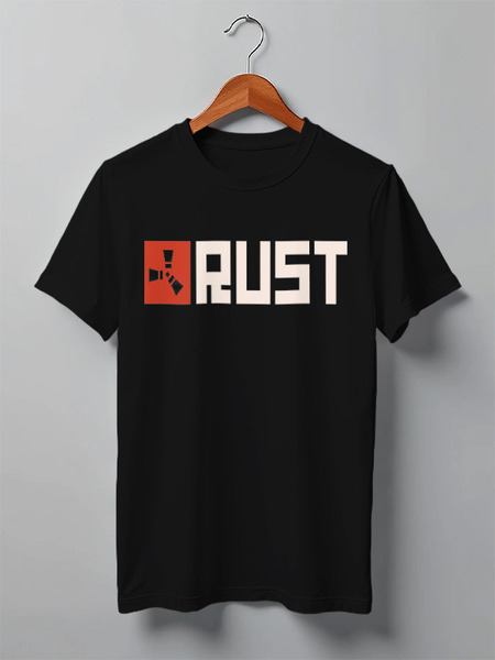Заказать мужскую футболку в Москве. Футболка классическая Rust. The computer game от Егор - готовые дизайны и нанесение принтов.