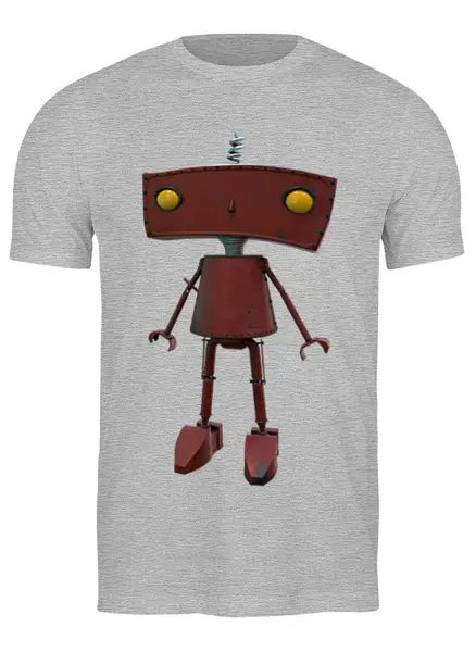 Заказать мужскую футболку в Москве. Футболка классическая Bad Robot от Дана Столыпина - готовые дизайны и нанесение принтов.