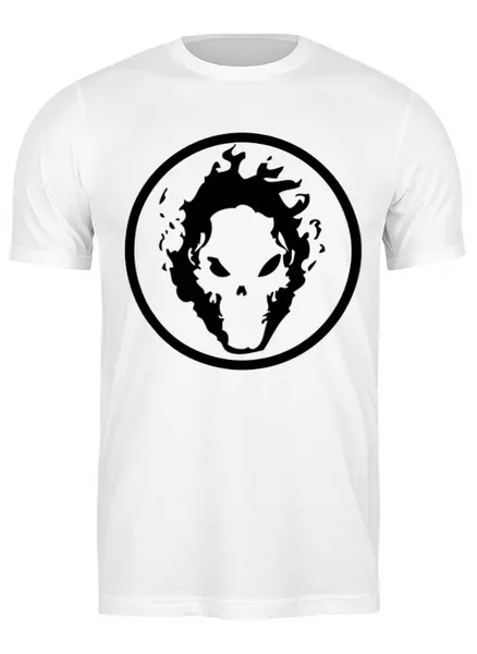 Заказать мужскую футболку в Москве. Футболка классическая Skulls от oneredfoxstore@gmail.com - готовые дизайны и нанесение принтов.