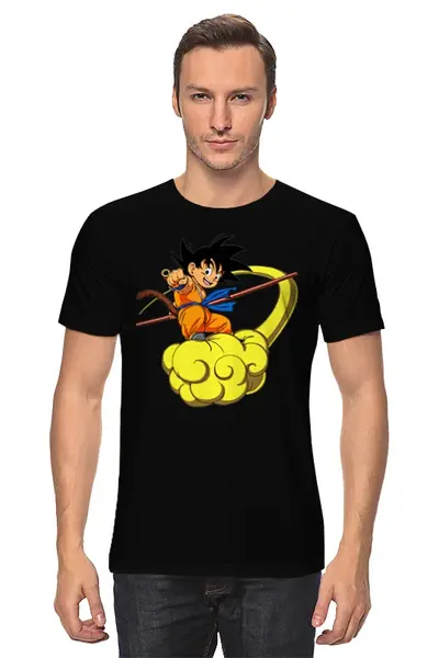 Заказать мужскую футболку в Москве. Футболка классическая dragon ball от Y L - готовые дизайны и нанесение принтов.