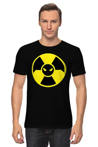Заказать мужскую футболку в Москве. Футболка классическая RADIATION от Jimmy Flash - готовые дизайны и нанесение принтов.