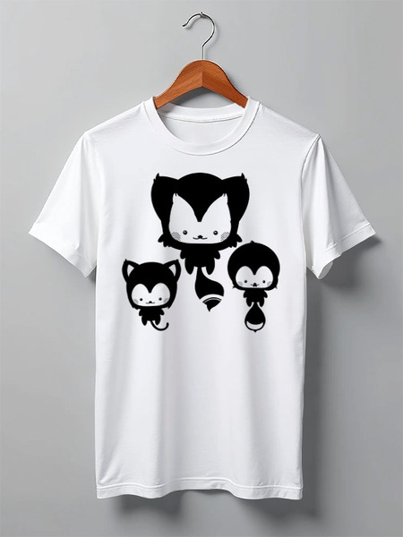 Заказать мужскую футболку в Москве. Футболка классическая Animals от oneredfoxstore@gmail.com - готовые дизайны и нанесение принтов.