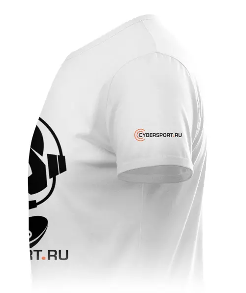 Заказать мужскую футболку в Москве. Футболка классическая КИБЕРСПОРТ от robus - готовые дизайны и нанесение принтов.